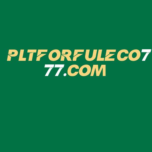 Logo da PLTFORFULECO777